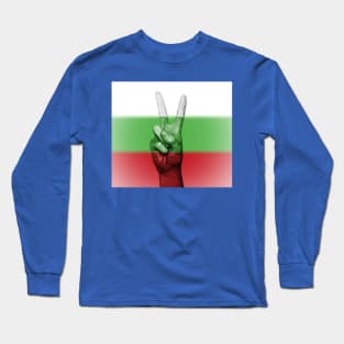 Bulgaria peace patriotic print Long Sleeve T-Shirt